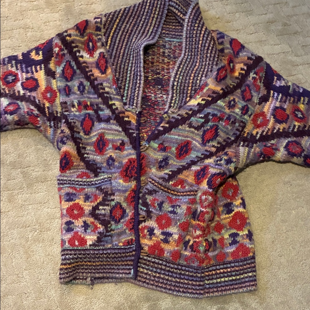 Free People hand-knit Cardigan